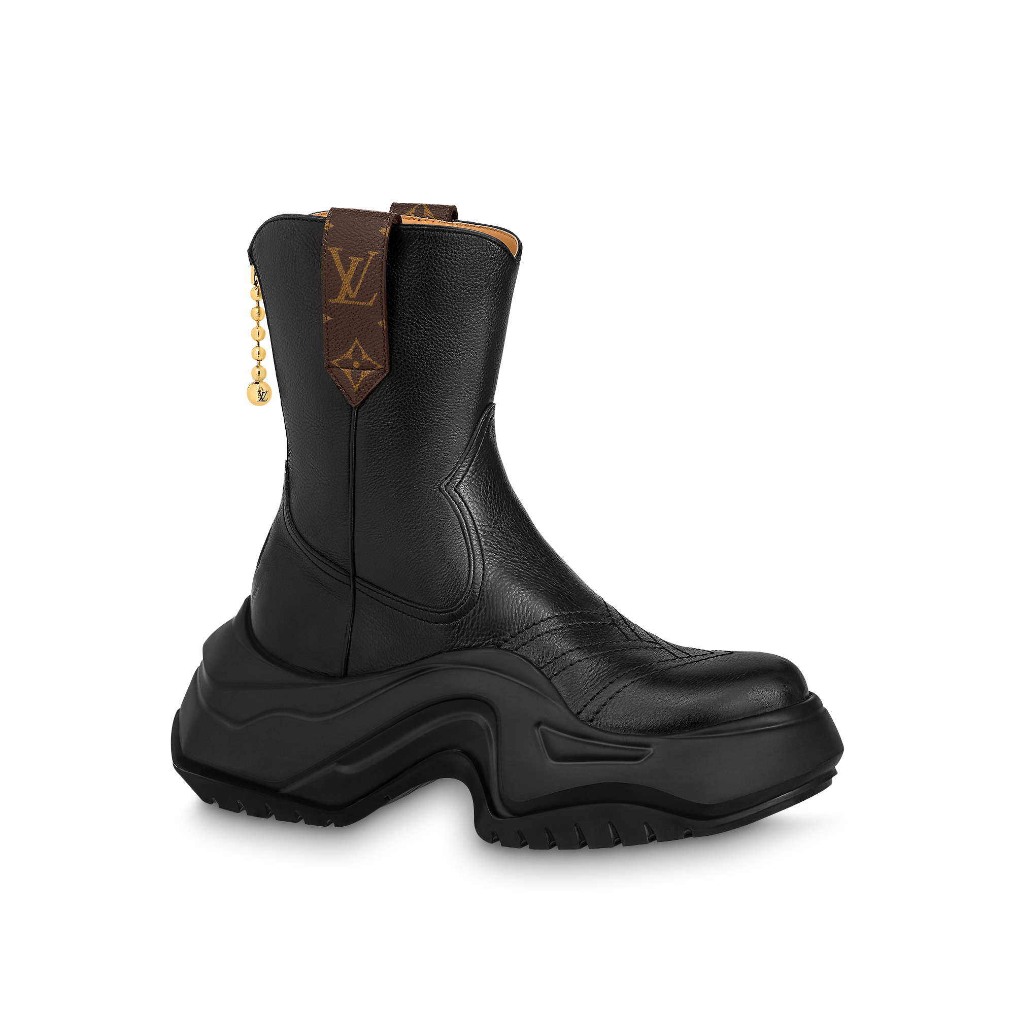 Louis Vuitton LV Archlight 2.0 Platform Ankle Boot Black 1ABHT6 Louis Vuitton LV Archlight 2.0 Platform Ankle Boot Black 1ABHT6