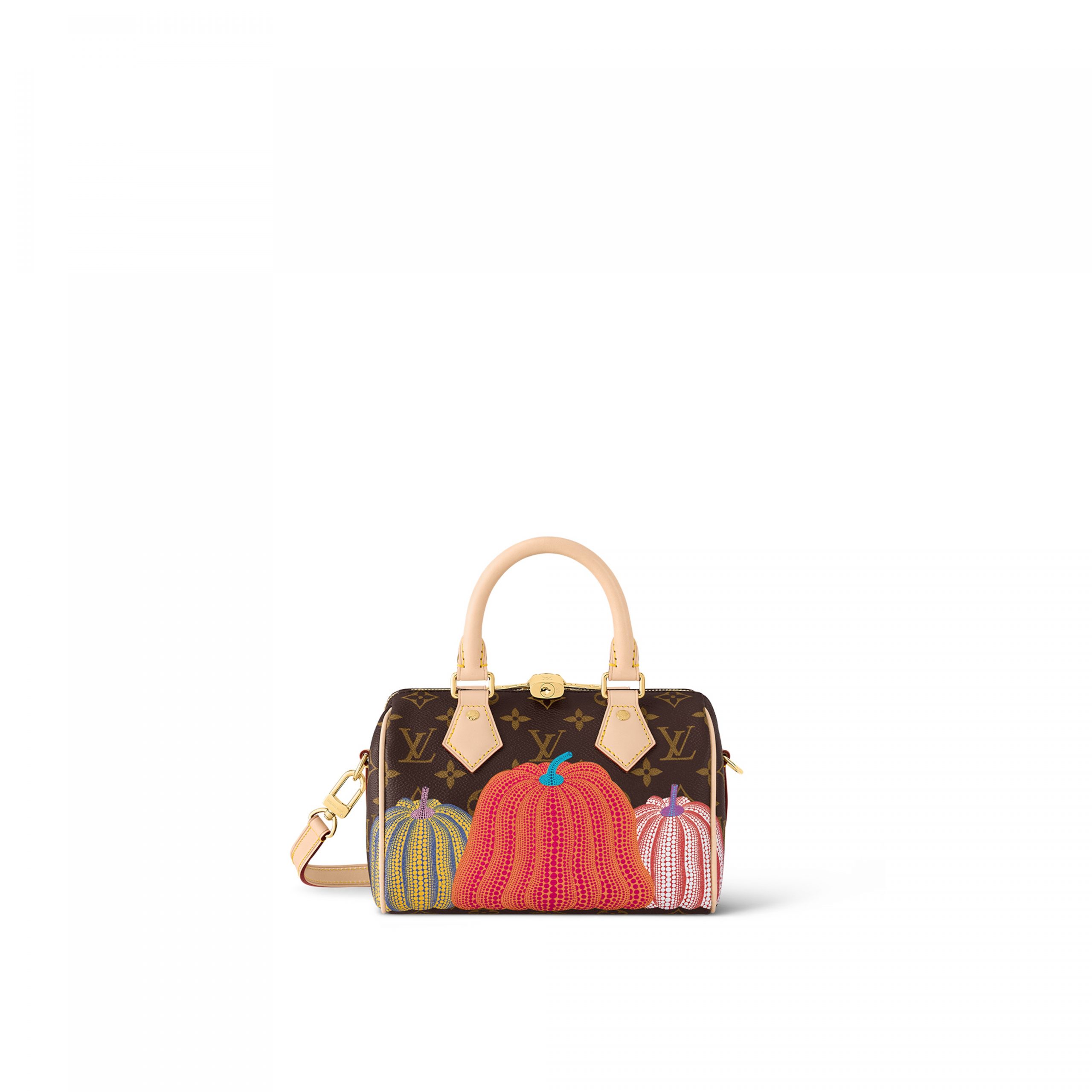 Louis Vuitton M46469 LV x YK Speedy Bandoulière 20 Pumpkin print Louis Vuitton M46469 LV x YK Speedy Bandoulière 20 Pumpkin print