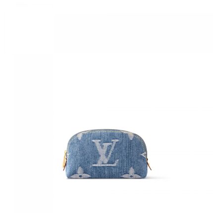 Louis Vuitton M24316 Pochette Cosmétique PM Denim Blue